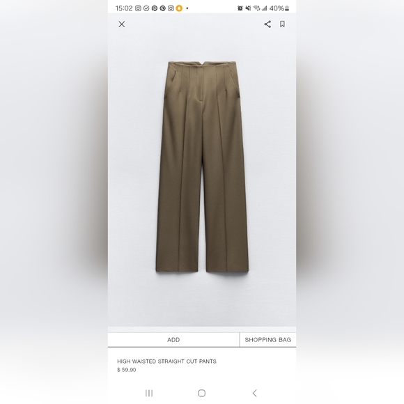 Zara Suit pants size L - Picture 3 of 9